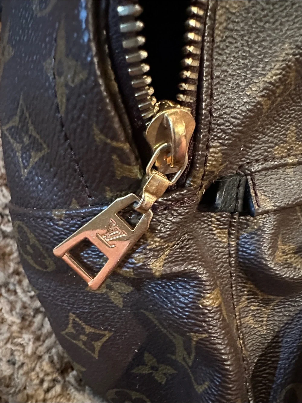 Louis Vuitton Monogram Mini Backpack in Brown and Black